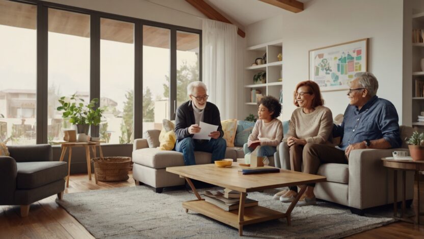 Planejamento financeiro para famílias multigeracionais que compartilham a mesma casa